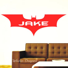 Load image into Gallery viewer, Batman Personalised Wallsticker