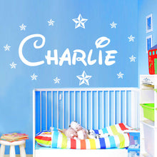 Load image into Gallery viewer, PERSONALISED Disney NAME WALL ART STICKERS stars zz4